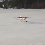 Etter landing, ikke rart det kom sakte ned.