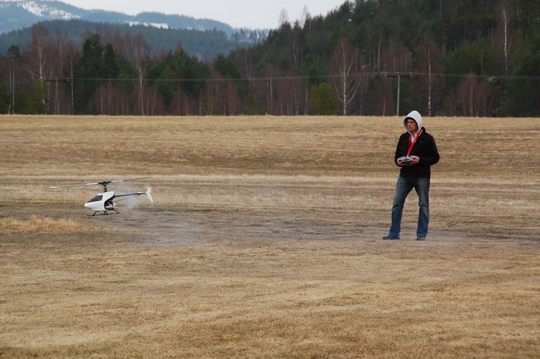 helikopter inn for landing